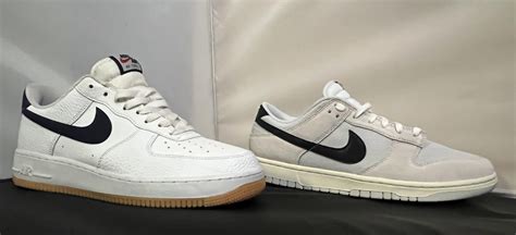 dunks vs af1 shoes